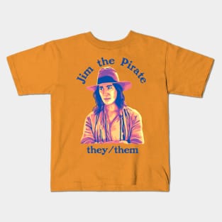 Jim The Pirate (They/Them) - Our Flag Means Death Kids T-Shirt